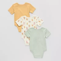 Disney Baby Unisex Winnie The Pooh Crew Neck Short Sleeve 3-pc. Bodysuit