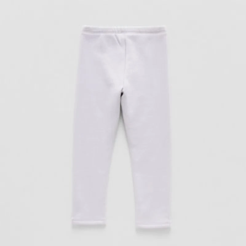 Okie Dokie Toddler & Little Girls Fleece Skinny Full Length Leggings