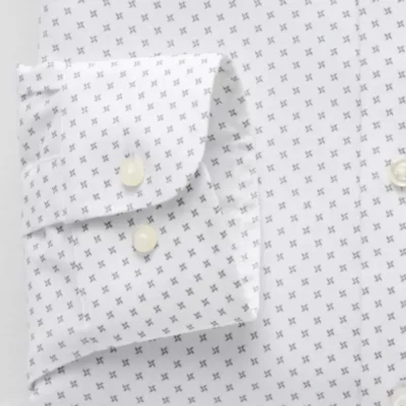 Stafford Advanced Performance Sweat Repel Mens Regular Fit Long Sleeve Dress Shirt