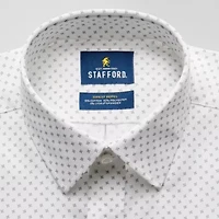 Stafford Advanced Performance Sweat Repel Mens Regular Fit Long Sleeve Dress Shirt