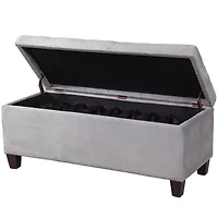 Presley Upholstered Shoe Storage Ottoman