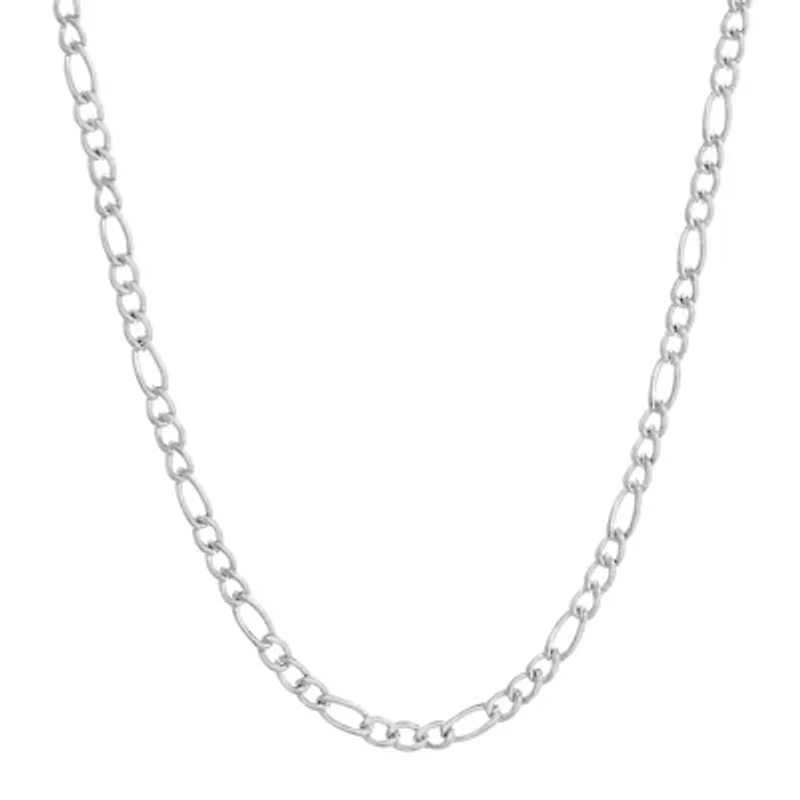 Mens Stainless Steel 18" 3mm Figaro Chain