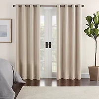 Eclipse Ambiance Chevron Draft Stopper Grommet Top Energy Saving 100% Blackout Single Curtain Panel