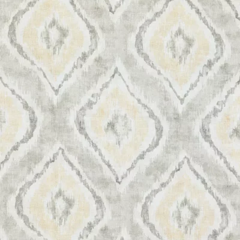 Eclipse Ambiance Ikat Draft Stopper Grommet Top Energy Saving 100% Blackout Single Curtain Panel