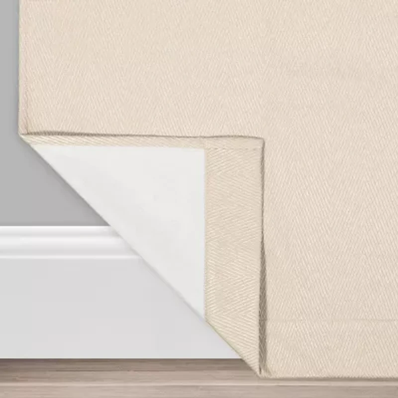 Eclipse Ambiance Chevron Draft Stopper Grommet Top Energy Saving 100% Blackout Single Curtain Panel