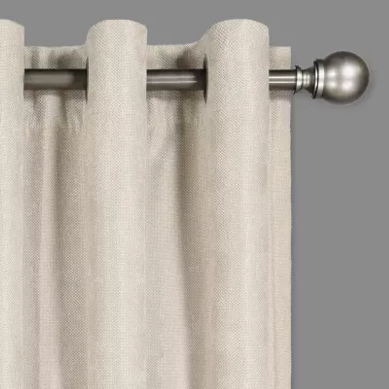 Eclipse Ambiance Draft Stopper Grommet Top Energy Saving 100% Blackout Single Curtain Panel