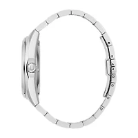 Bulova Surveyor Mens Automatic Silver Tone Stainless Steel Bracelet Watch 96a270