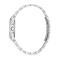 Bulova Phantom Womens Crystal Accent Silver Tone Stainless Steel Bracelet Watch 96l290
