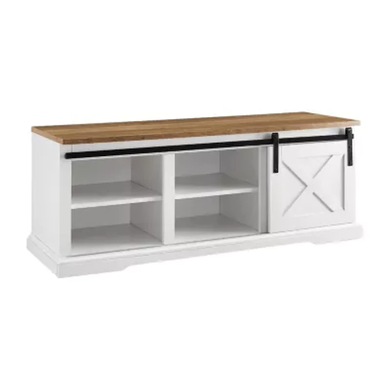 Walker Edison Payton Small Space Collection Storage Bench