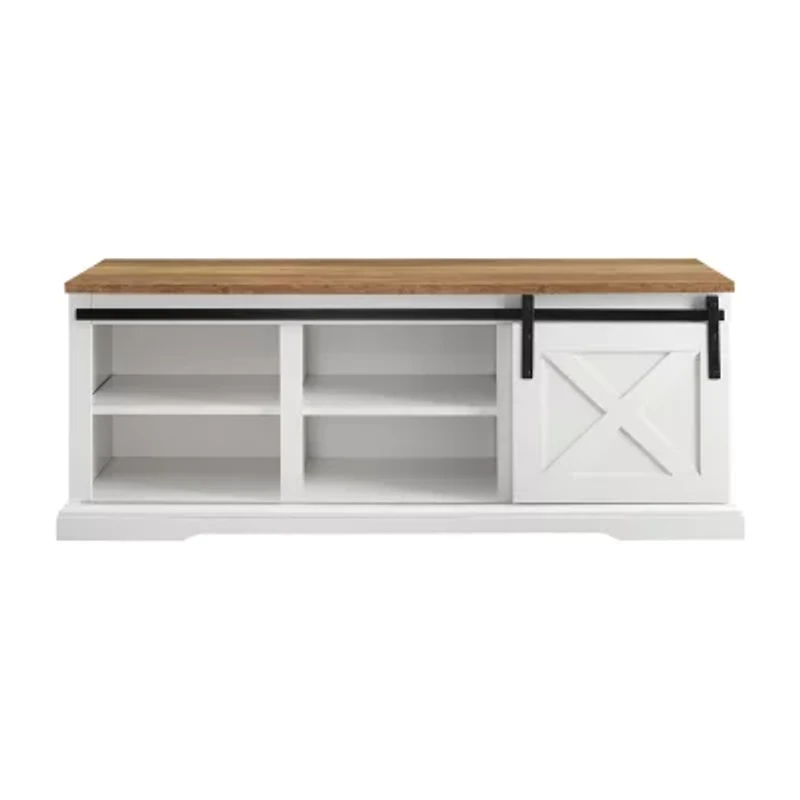 Walker Edison Payton Small Space Collection Storage Bench