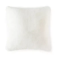 Loom + Forge Faux Fur Square Throw Pillow