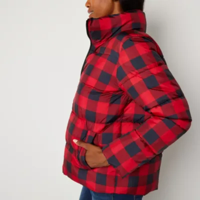 St. John's Bay Womens Heavyweight Puffer Jacket