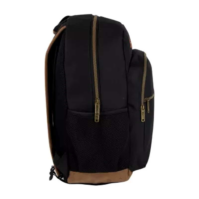 AD Sutton Kelty Camo Backpack with Faux Leather Trim