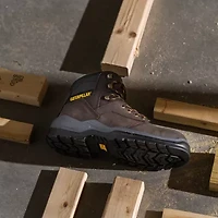 CAT Mens Slip Resistant Striver Steel Toe Work Boots