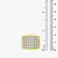 Mens 2 CT. T.W. Natural White Diamond 10K Gold Fashion Ring
