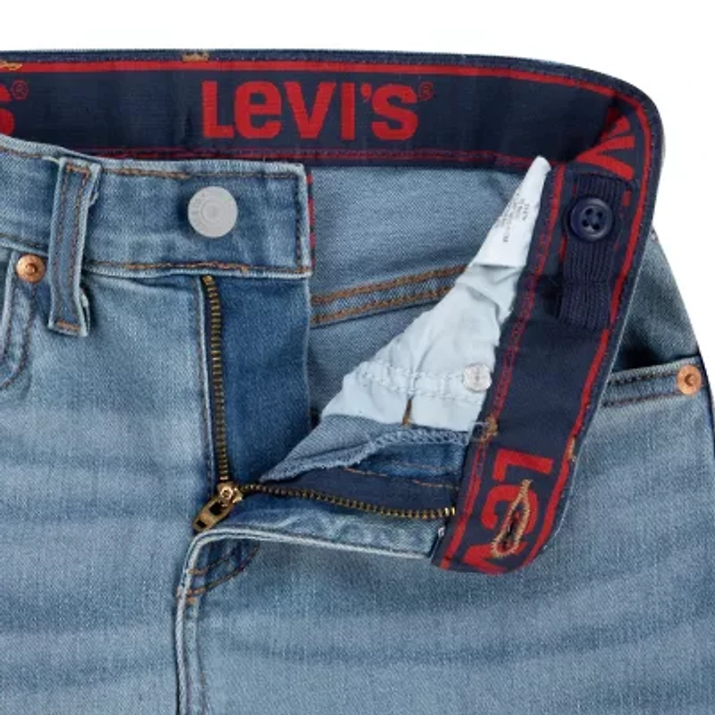 Levi's Big Kid Boys Adjustable Waist Stretch Fabric 514 Straight Leg Jean