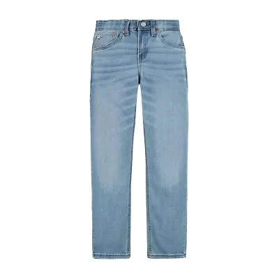 Levi's Big Kid Boys Adjustable Waist Stretch Fabric 514 Straight Leg Jean