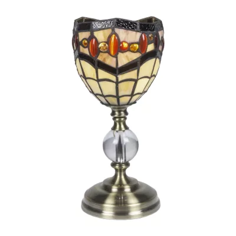 Dale Tiffany 12.5" Fall River Tiffany Desk Lamp