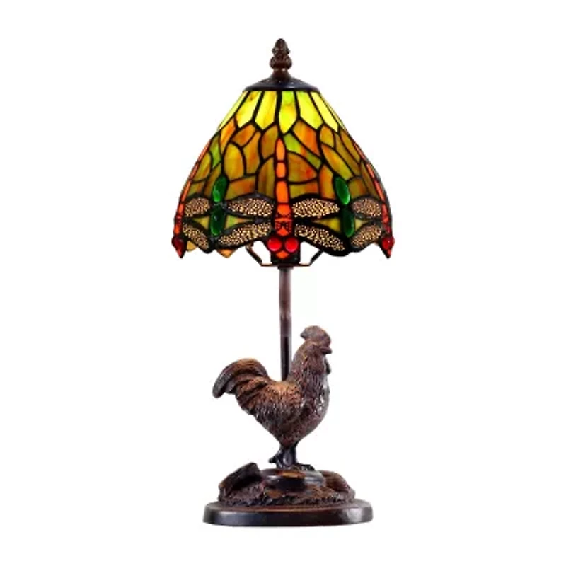 Dale Tiffany 16" Glass Table Lamp