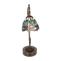 Dale Tiffany 18" Emporia Glass Table Lamp