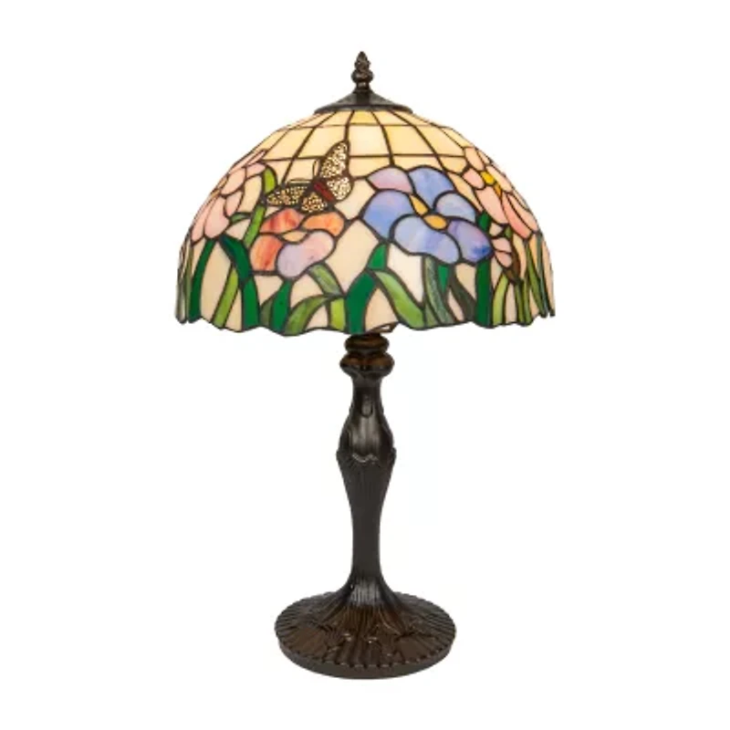 Dale Tiffany 19.5"L Whitney Glass Table Lamp