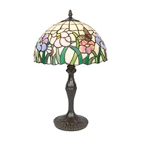 Dale Tiffany 19.5"L  Whitney Glass Table Lamp