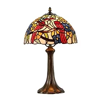 Dale Tiffany 19" Sheldon Tiffany Glass Table Lamp