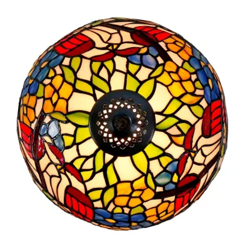 Dale Tiffany 19" Sheldon Tiffany Glass Table Lamp