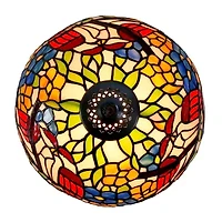 Dale Tiffany 19" Sheldon Tiffany Glass Table Lamp