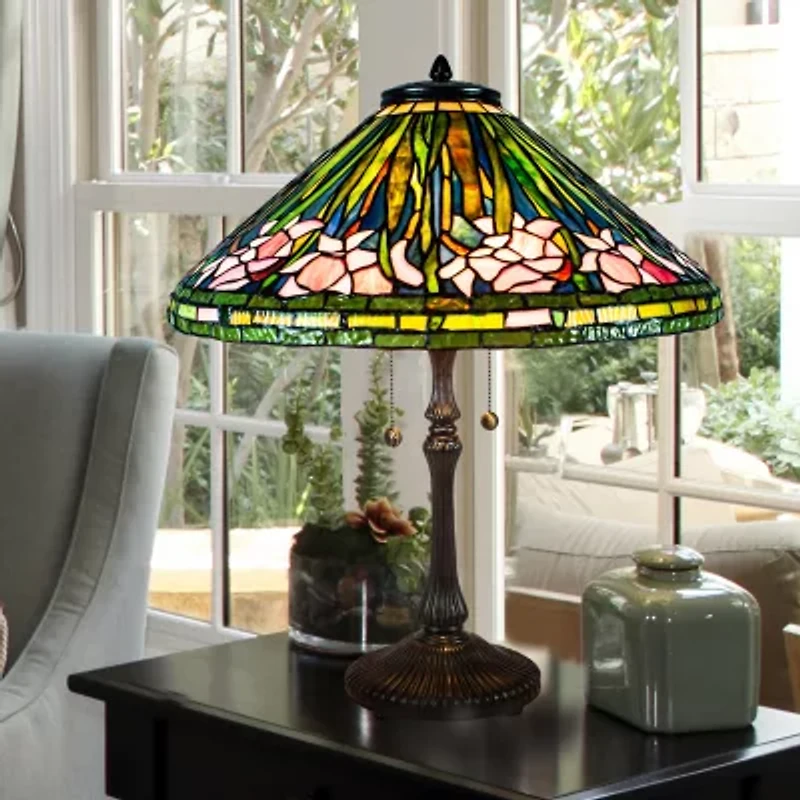 Dale Tiffany 26.5" Montrose Tiffany Glass Table Lamp