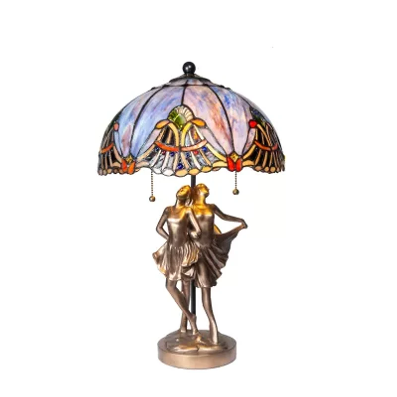Dale Tiffany 22" Odette Glass Table Lamp