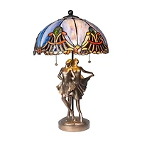 Dale Tiffany 22" Odette Glass Table Lamp