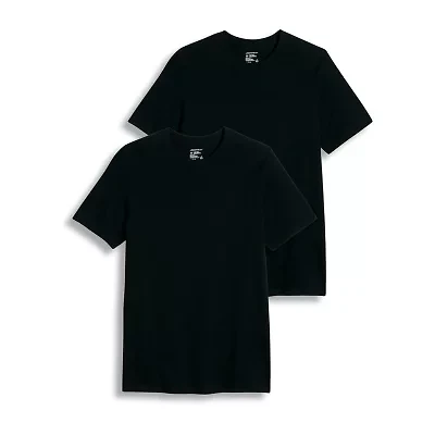 Jockey Classics Mens 2 Pack Short Sleeve Crew Neck T-Shirt Tall