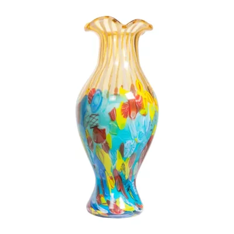 Dale Tiffany 19" Parkville Art Glass Vase