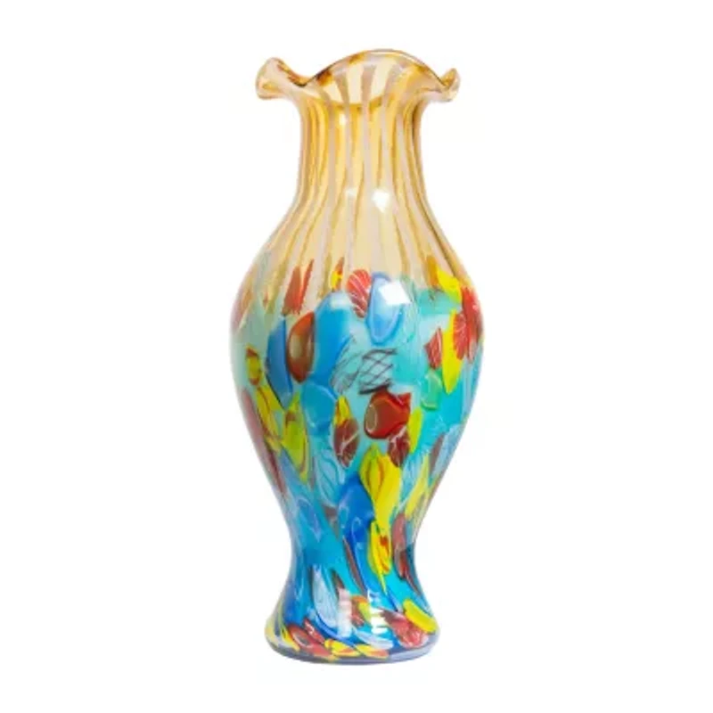 Dale Tiffany 19" Parkville Art Glass Vase