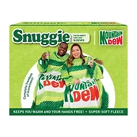 Snuggie MOUNTAIN DEW, The Original Wearable Blanket With Sleeves, Super Soft Fleece, Adult One Size, Green