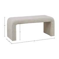 INK+IVY Steve Upholstered Bench