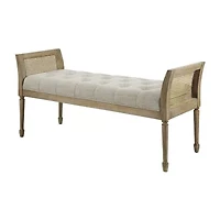 Martha Stewart Isla Upholstered Bench