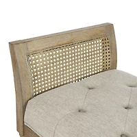 Martha Stewart Isla Upholstered Bench