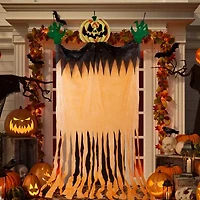 11' Scary Hanging Jack-O-Lantern Halloween Decoration