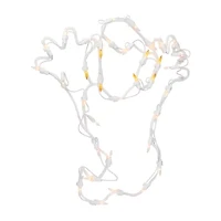 15'' Lighted Ghost Halloween Double Sided Window Silhouette Decoration