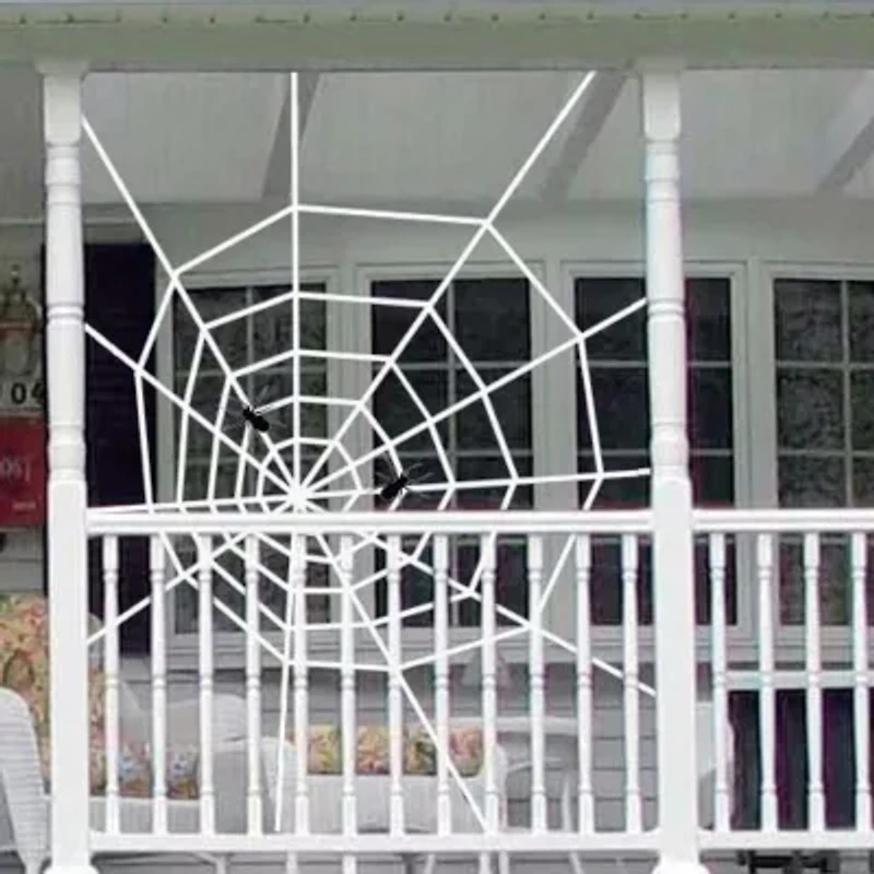 80'' Spooky Spider Web Halloween Hanging Decoration