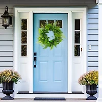 Northlight 24in Maidenhair Fern And Assorted Wreath