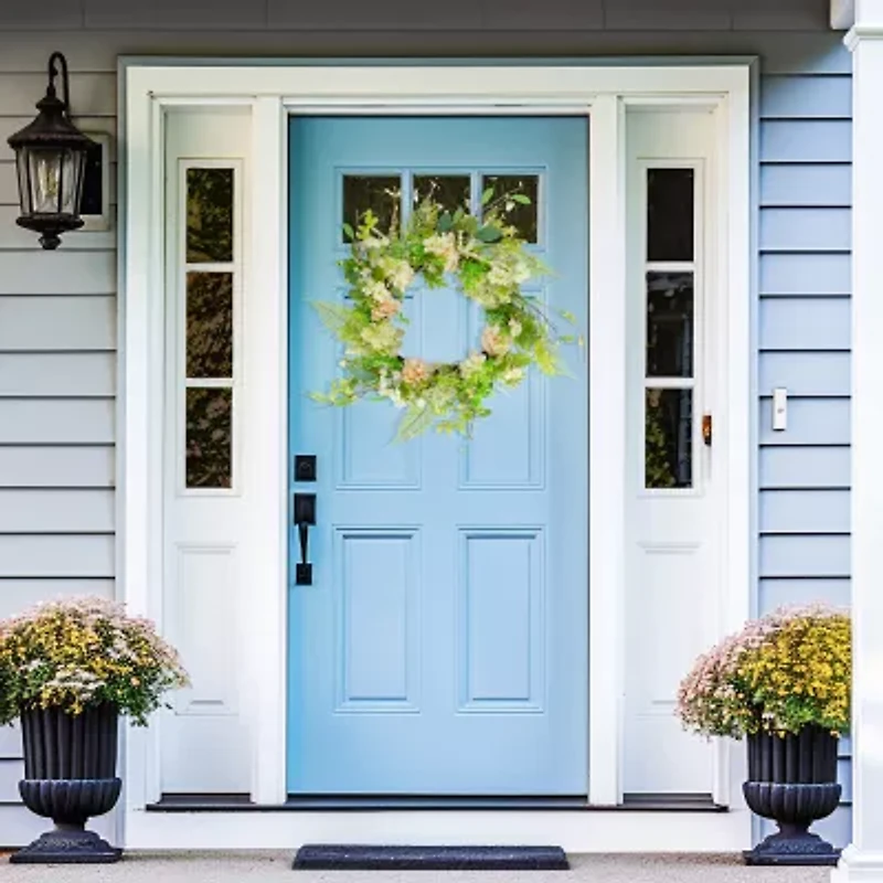 Northlight 28in Spring Floral Berry Wreath