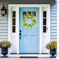 Northlight 28in Spring Floral Berry Wreath