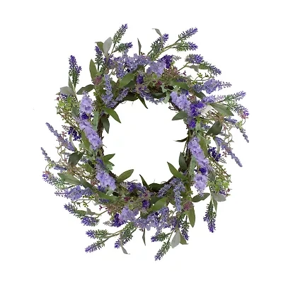 Northlight 18in Lavender  Floral Wreath