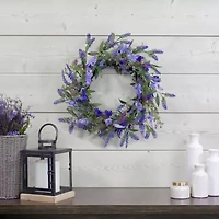 Northlight 18in Lavender  Floral Wreath