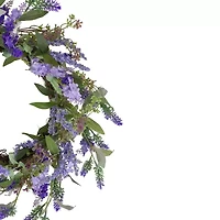 Northlight 18in Lavender  Floral Wreath
