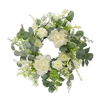 Northlight 20in Foliage Spring Unlit Wreath