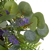 Northlight 22in Lavender And Foliage Wreath